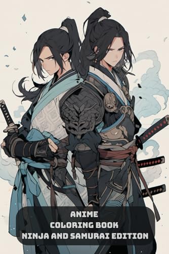 Anime Coloring Book For Kids: Ninja and Samurai Edition von Independently published